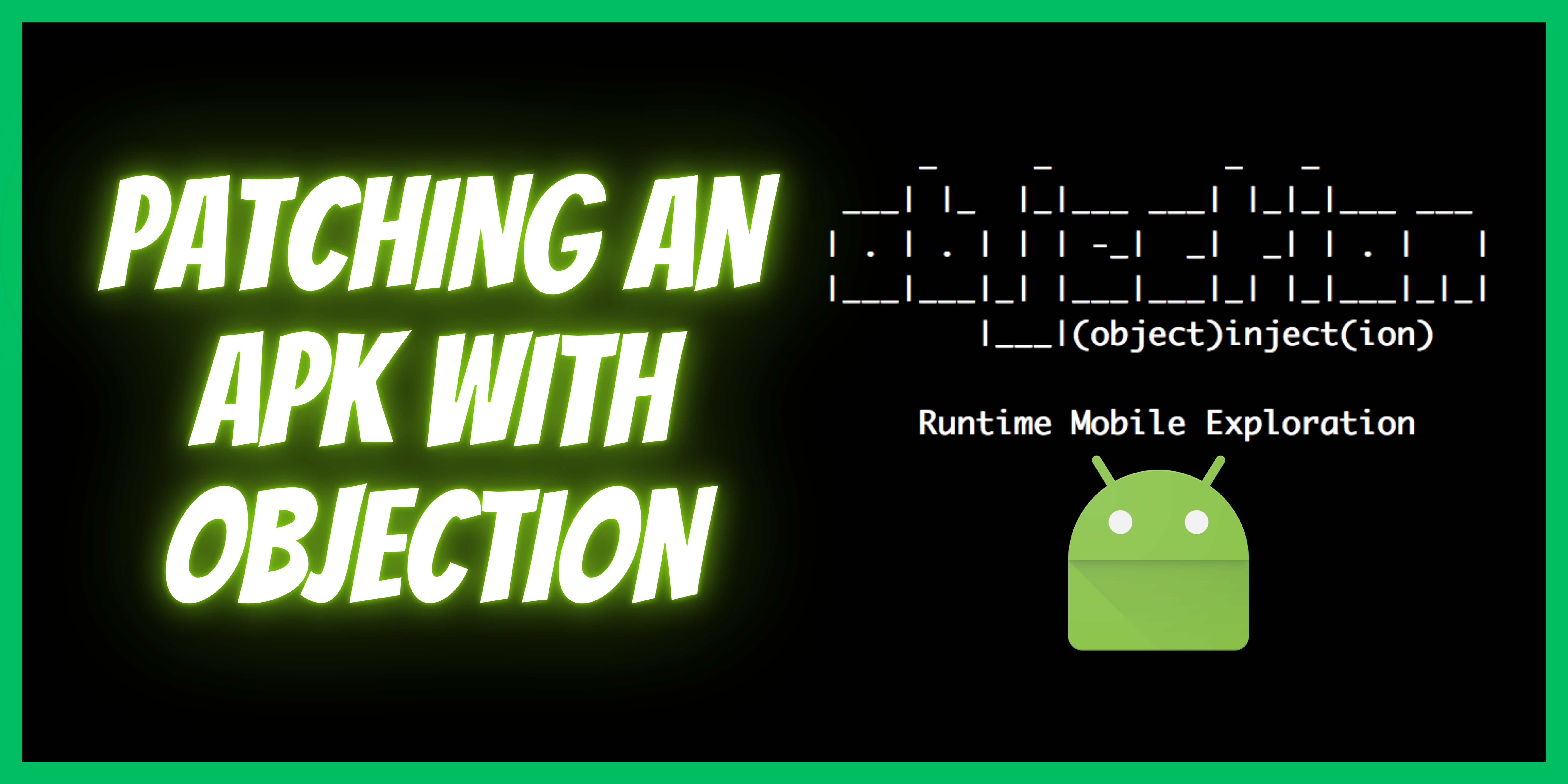 Patching an APK with Objection